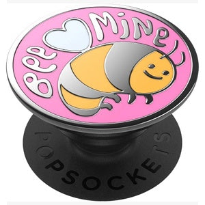 POPSOCKETS ORIGINAL 2G ENML BEE MINE PINK (6697050308816)